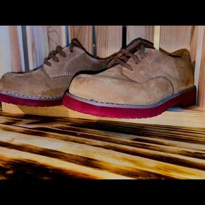 Boys size 10.5W Sperry dress shoes.